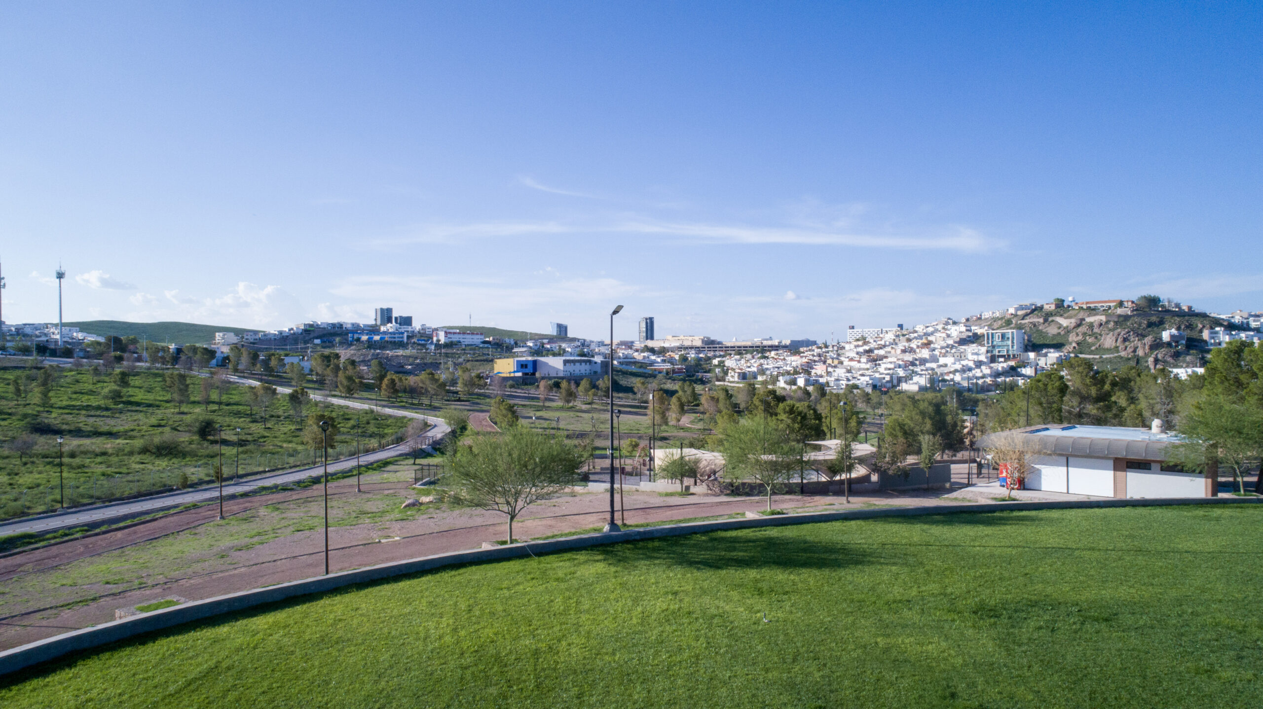 Vista aérea del Parque Reliz
